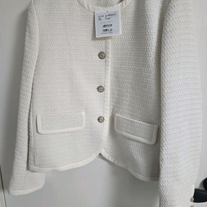 나이스클랍 아이보리 트위드 자켓 66 새상품. 타임 마인 미샤 랑방 시스템 쥬크 지컷