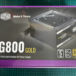 [미개봉] 쿨러마스터 G800 골드 파워서플라이