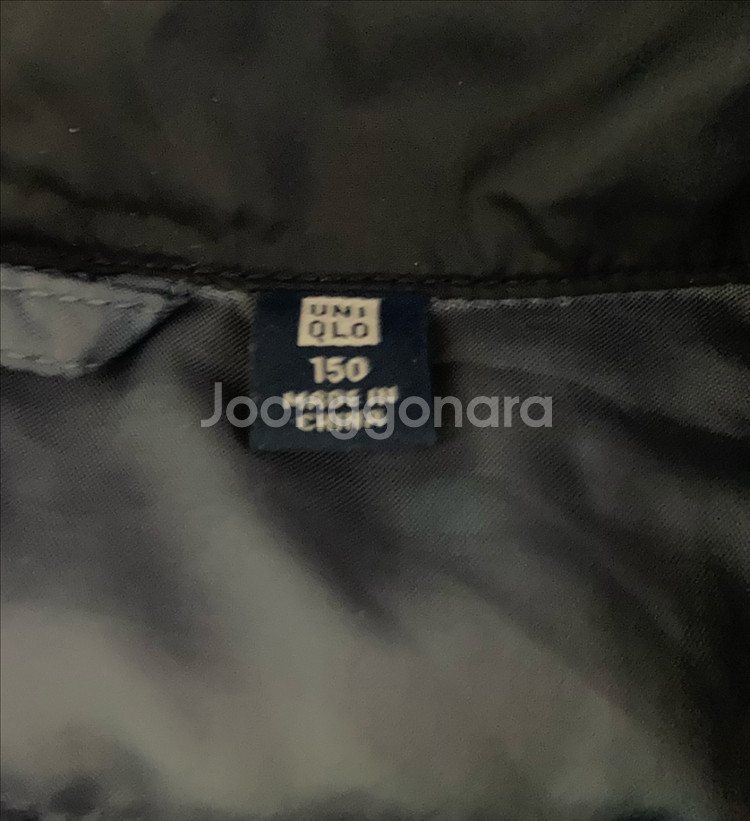 유니클로 키즈 경량 패딩 조끼 150--3