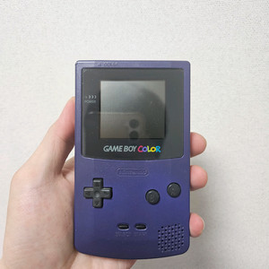 닌텐도 게임보이 컬러 퍼플 + 테트리스팩 세트