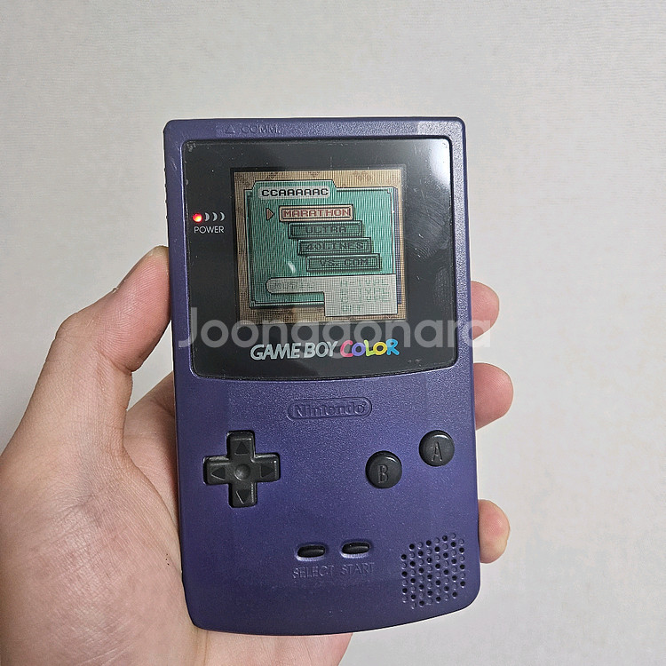 닌텐도 게임보이 컬러 퍼플 + 테트리스팩 세트--8