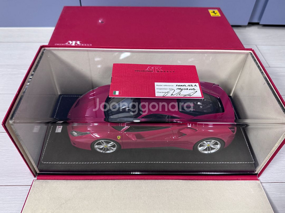 1:18 MR 페라리 488 로쏘코르사 다이캐스트판매--0