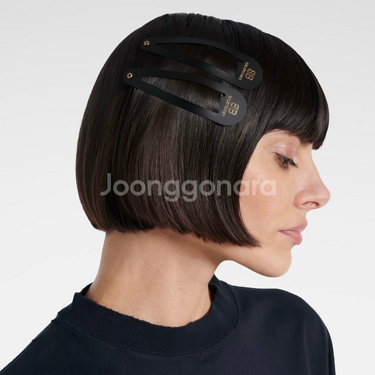 [ONE SIZE] 발렌시아가 홀리 XXL 스냅 헤어핀 클립 세트--2