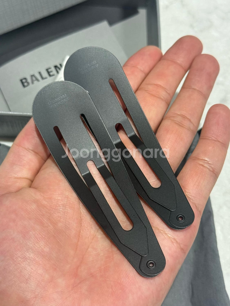 [ONE SIZE] 발렌시아가 홀리 XXL 스냅 헤어핀 클립 세트--6