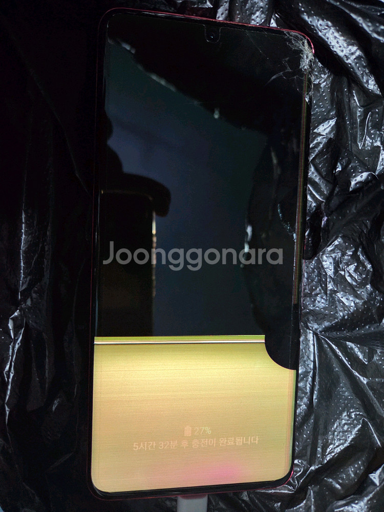 갤럭시 s20+ 5g 터치불량 화면안켜짐 부품폰--1