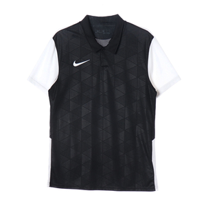 [M]나이키 블랙 화이트 드라이핏 반팔 카라티 폴로 티셔츠