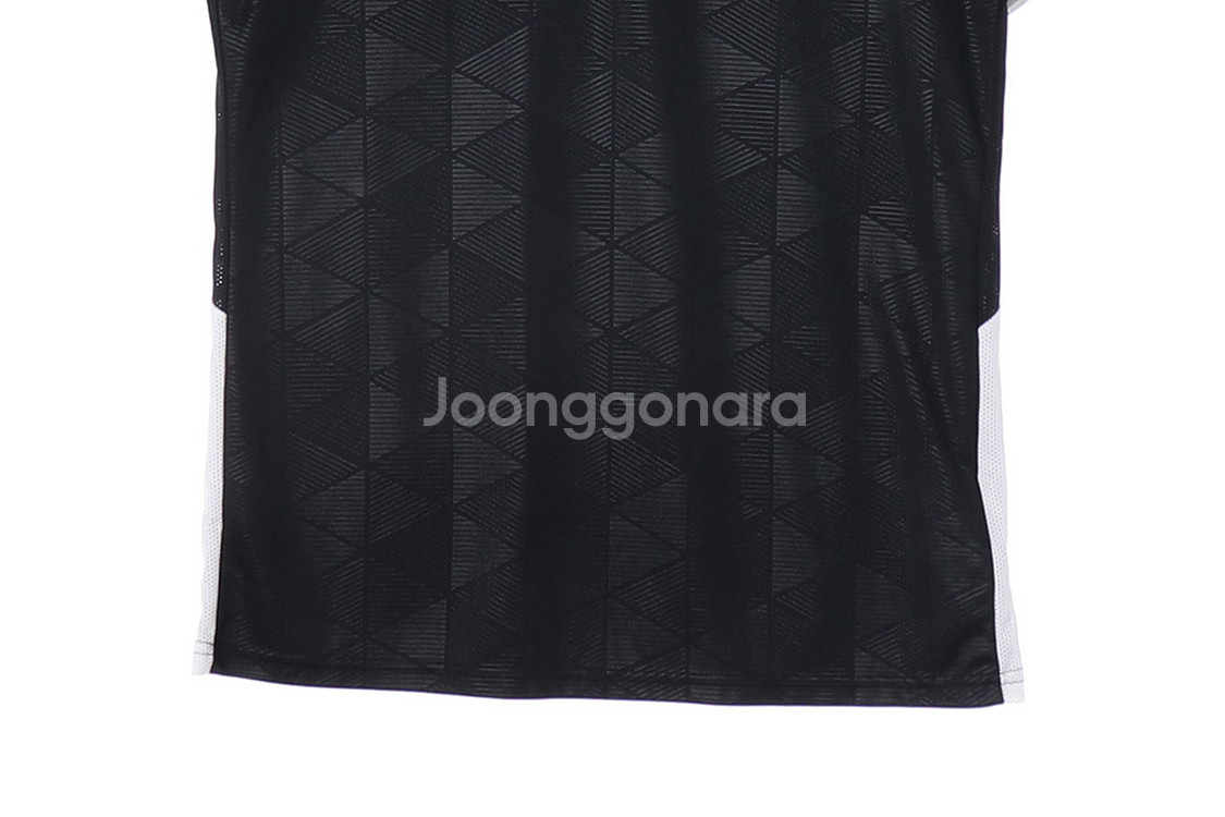 [M]나이키 블랙 화이트 드라이핏 반팔 카라티 폴로 티셔츠--2