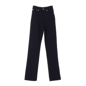 (정품)[S]메종키츠네 W26 블랙 롱 스트레이트 데님 청바지