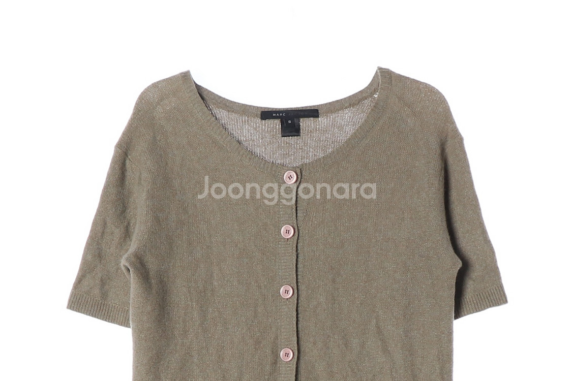 [S]마크 제이콥스 카키 브라운 반팔 니트 원피스 드레스--1