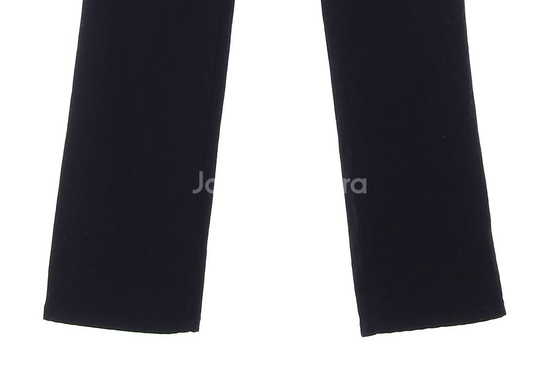 (정품)[S]메종키츠네 W26 블랙 롱 스트레이트 데님 청바지--3