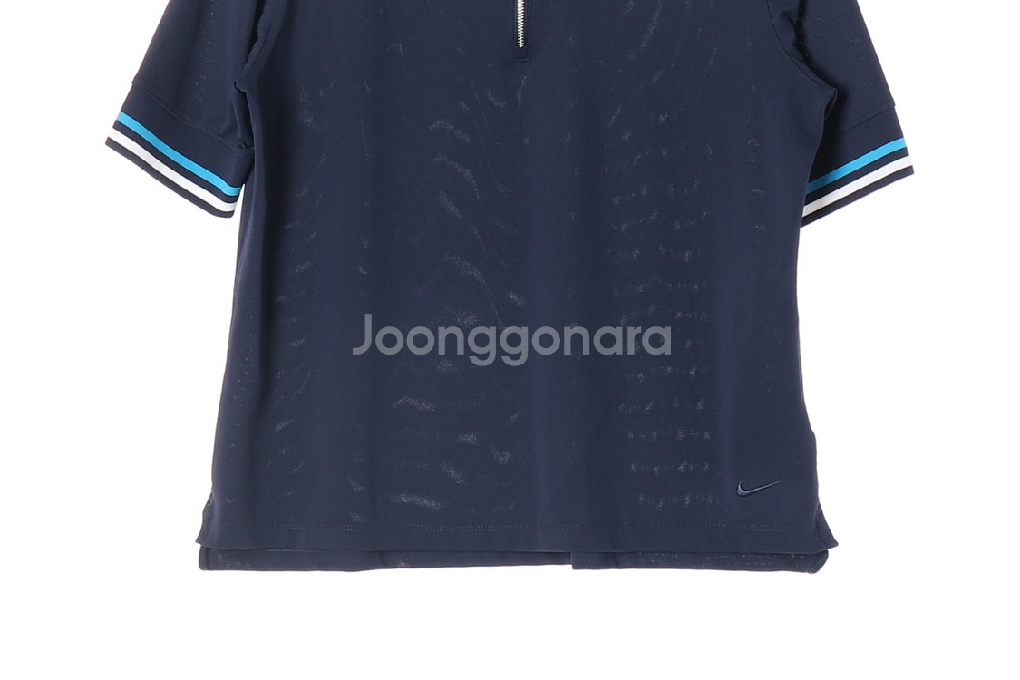 [XL]나이키 네이비 드라이핏 하프집업 카라티 폴로 티셔츠--2