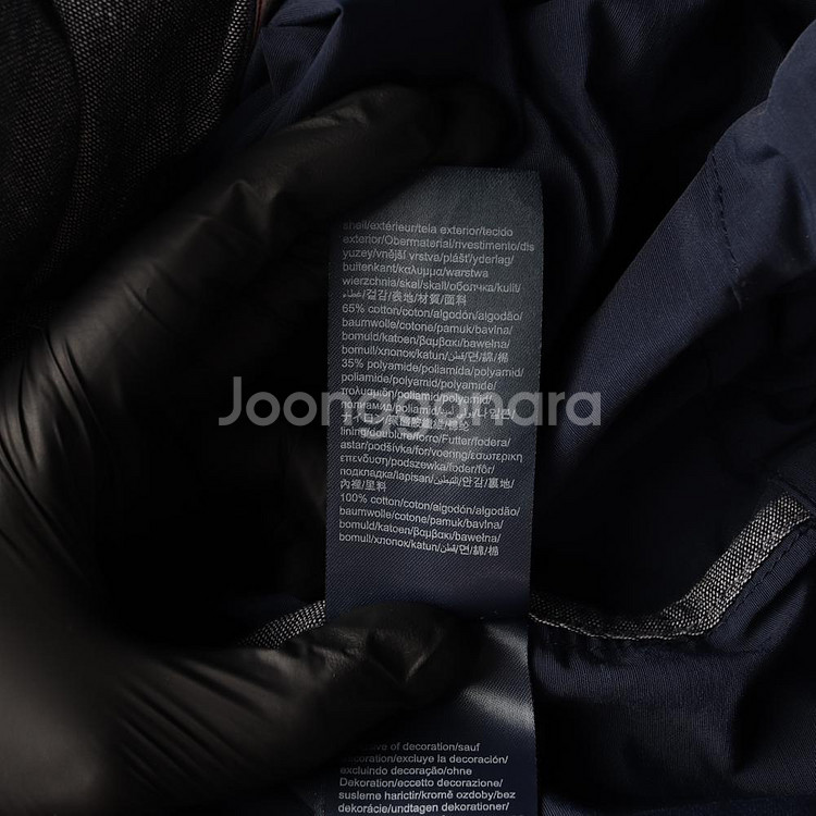 [S]타미 진스 네이비 사파리 야상 바람막이 롱 후드 집업 점퍼--6