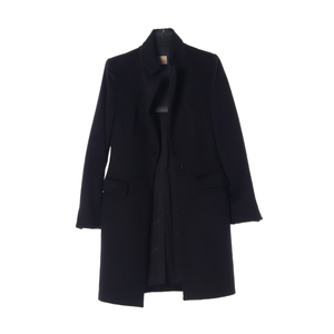 [S]미샤 울캐시미어100% 블랙 싱글 테일러드 코트