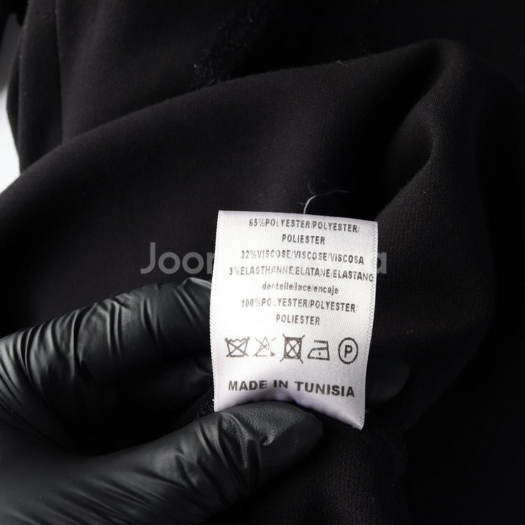 [S]산드로 블랙 레이스 긴팔 원피스 드레스--6