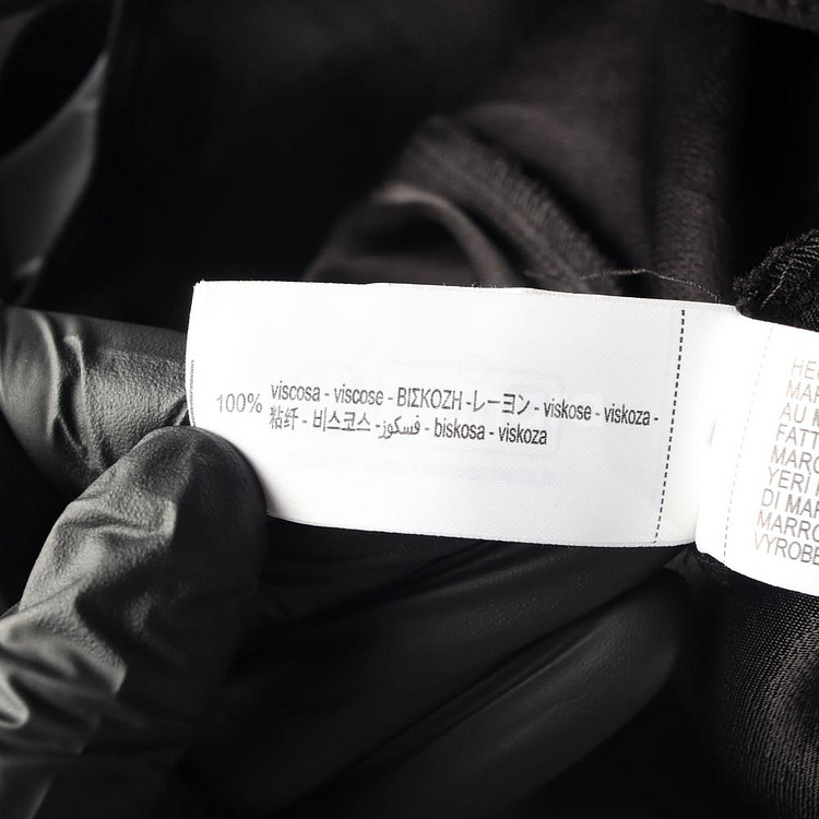 [M]자라 블랙 새틴 리본 타이 루즈핏 긴팔 롱 쉬폰 원피스--6