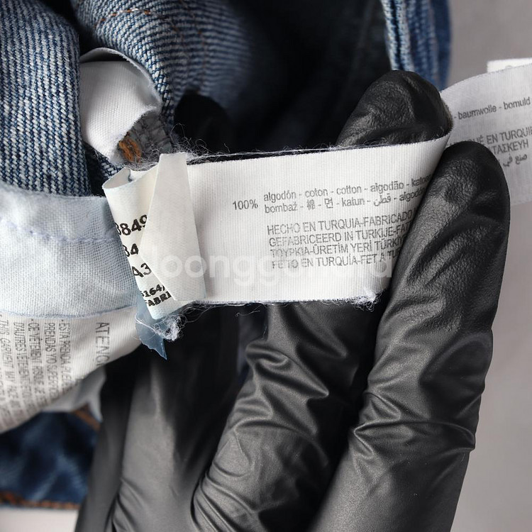 [XS]자라 중청 와이드 스트레이트 데님 청바지--6