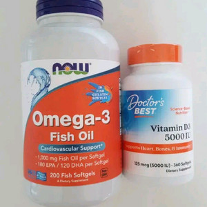 [택포]총2통: Omega3(피쉬 오일) / 비타민D