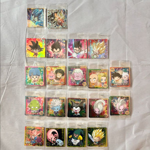 드래곤볼 웨하스 씰 11탄 굿즈 카드 스티커 특전 손오공 손오반 웨이퍼