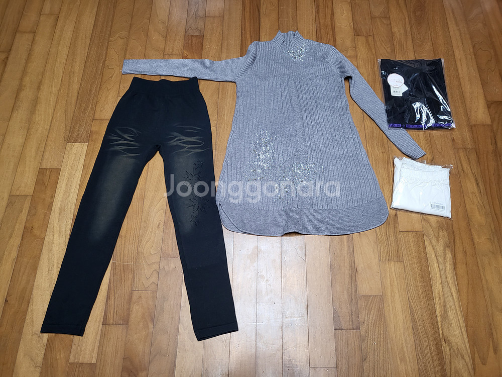 미사용 55~66사이즈 상하의 외 모두일괄 택포--0