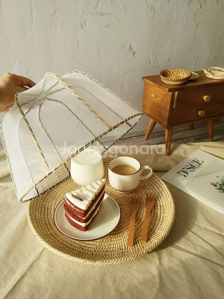 태국 망사 식탁 테이블 밥상 음식 푸드 커버 덮개--2