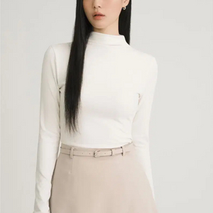 메비 그랑 하프넥 티셔츠 크림 0 새상품