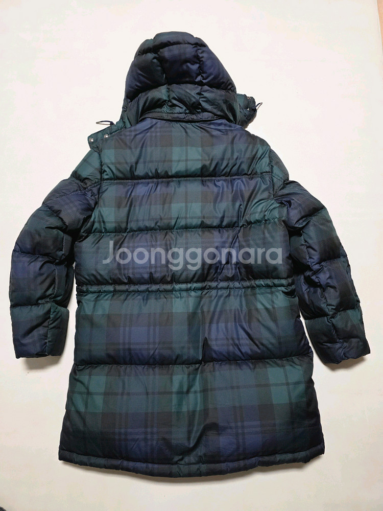 폴로 랄프로렌 블랙워치 미드패딩 L사이즈 / 구스충전--6