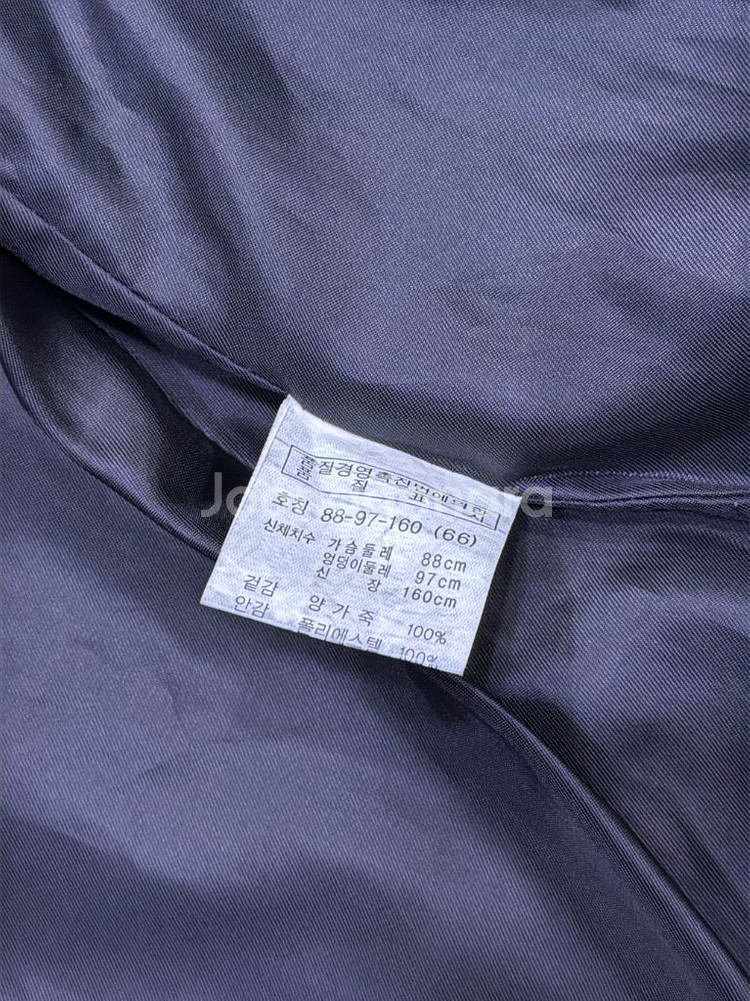 빈티지 양가죽 워싱 레더 지퍼 더블 라이더자켓 S--6