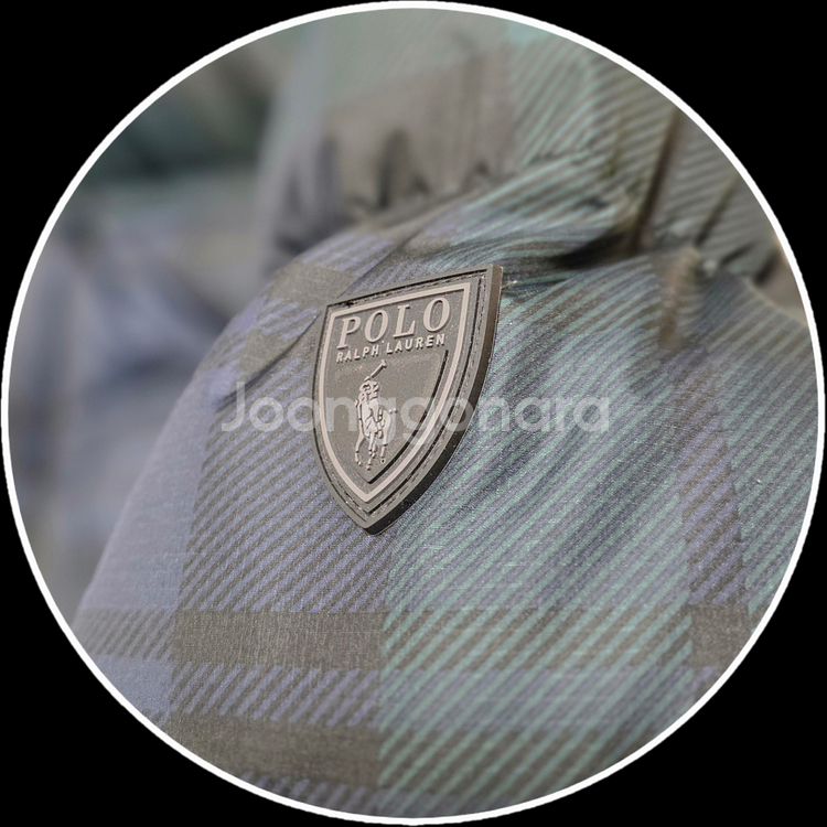 폴로 랄프로렌 블랙워치 미드패딩 L사이즈 / 구스충전--7