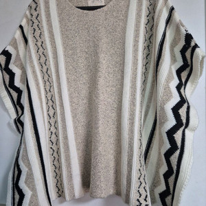 자라 걸즈 케이프 스타일 니트 망토 판쵸 Free