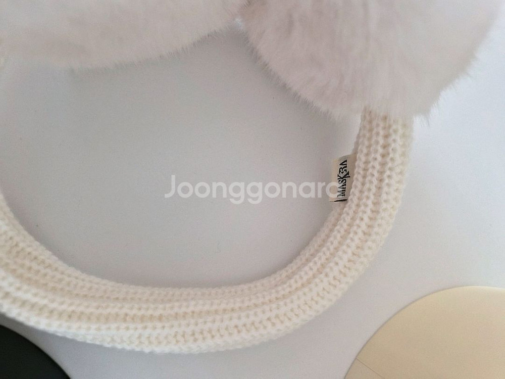 마스케라 니트 귀마개 새상품--3