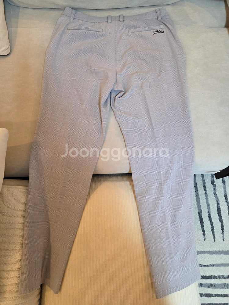[택포] 타이틀리스트 남성 체크 바지 85(33)--2