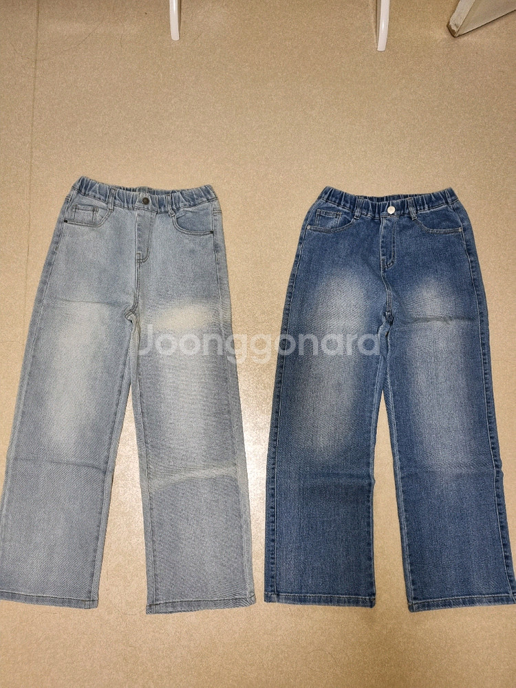 여아 청바지 4벌 세트--0