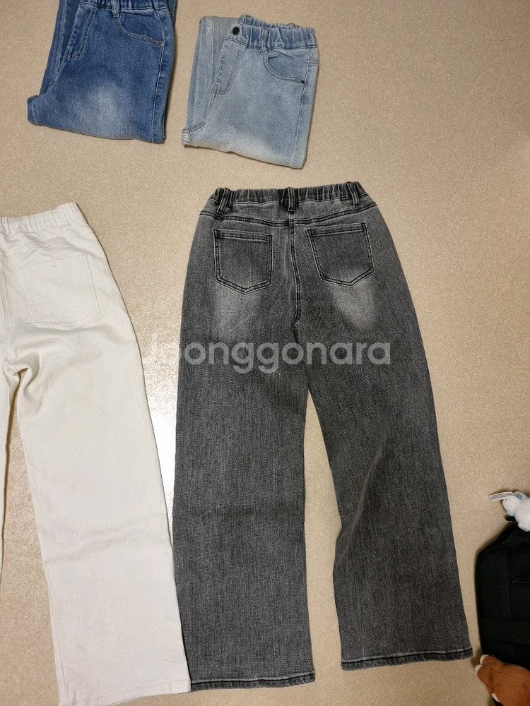 여아 청바지 4벌 세트--4