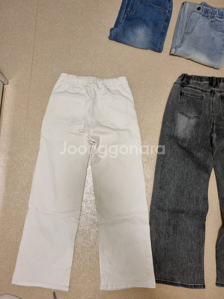 여아 청바지 4벌 세트--5