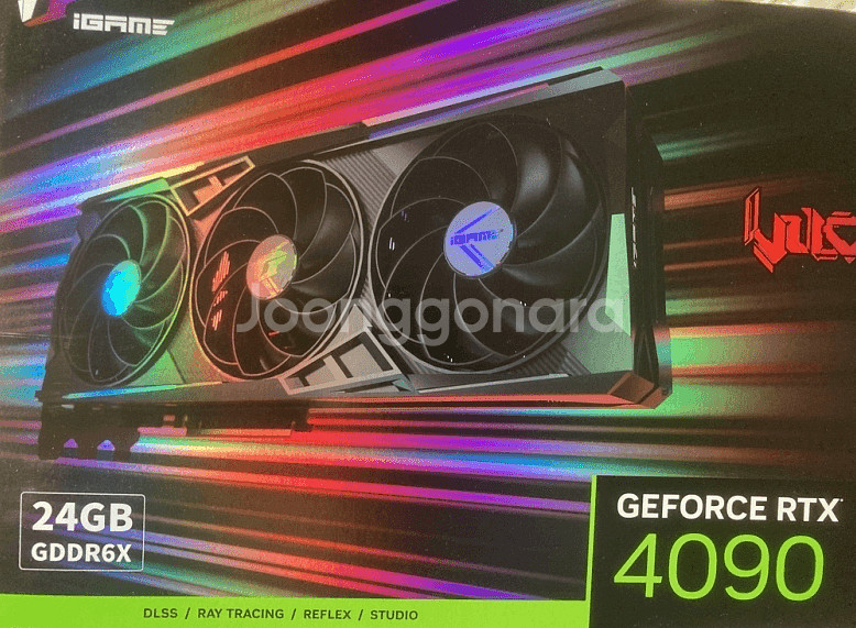 컬러풀 RTX4090 불칸 COLORFUL iGame Vulcan OC RTX 4090 24GB--0