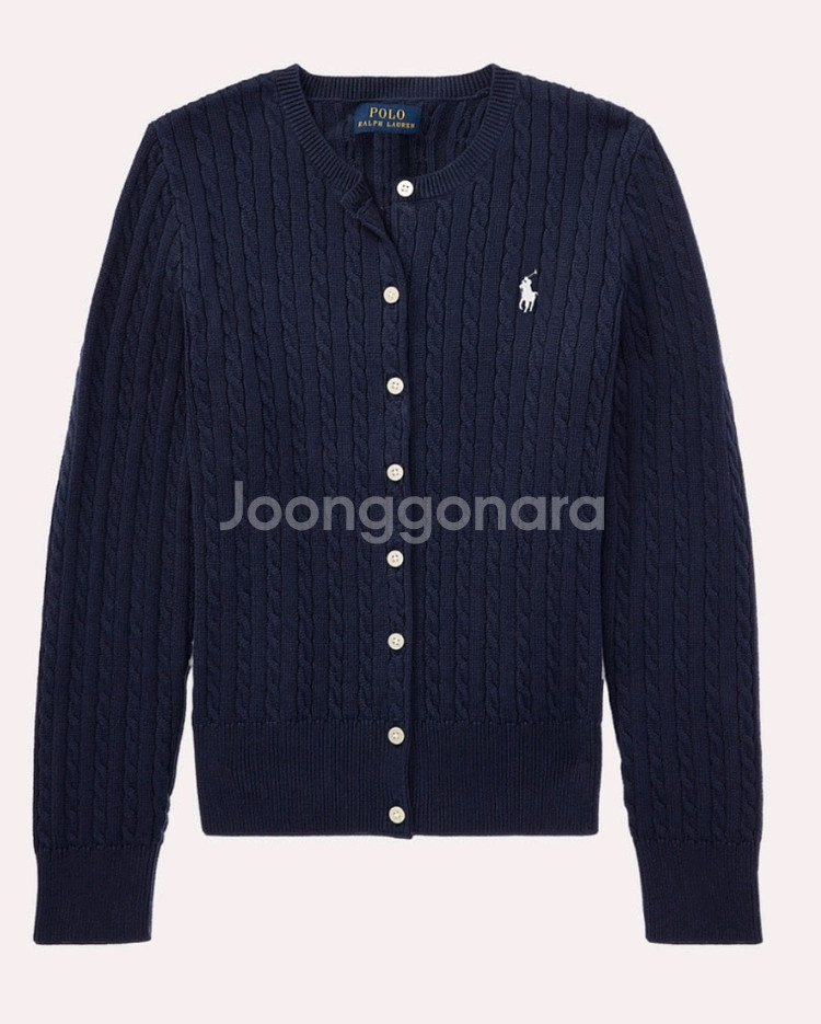 폴로 걸즈 가디건 헌터네이비 XL--0