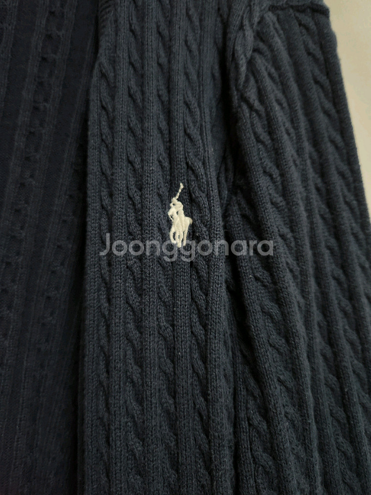 폴로 걸즈 가디건 헌터네이비 XL--2