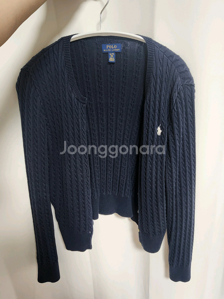 폴로 걸즈 가디건 헌터네이비 XL--1