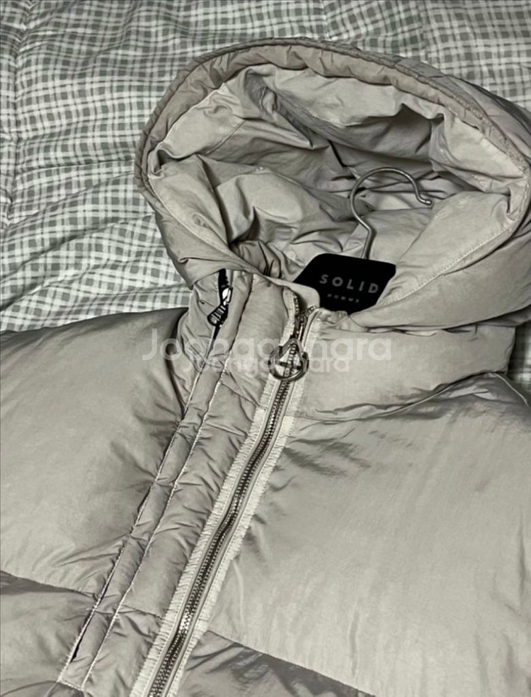 솔리드옴므 나일론후드 패딩[50]--3