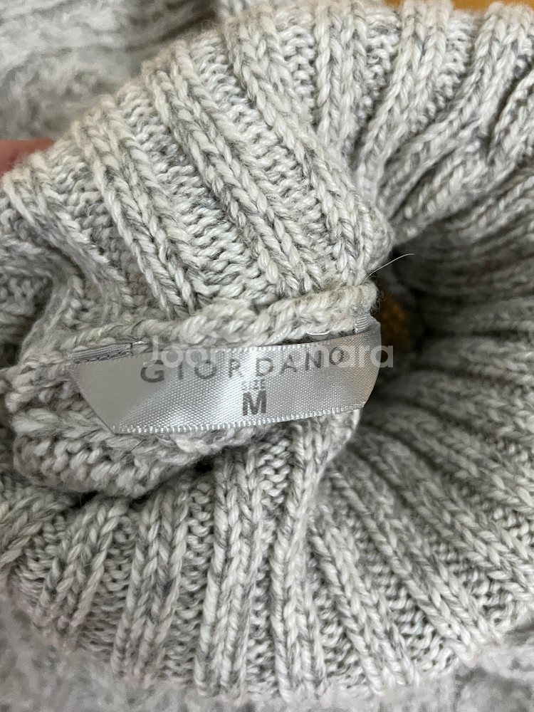 지오다노 케이블 니트 목폴라 M(95)--1