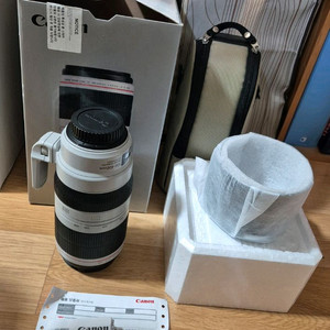 캐논 신품급 백사투 EF 100-400mm IS II is2