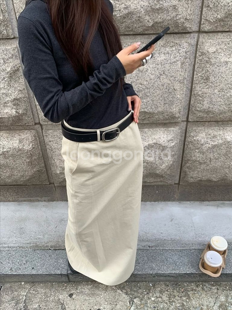 어그스트 후디 롱 슬리브 차콜 새상품--3