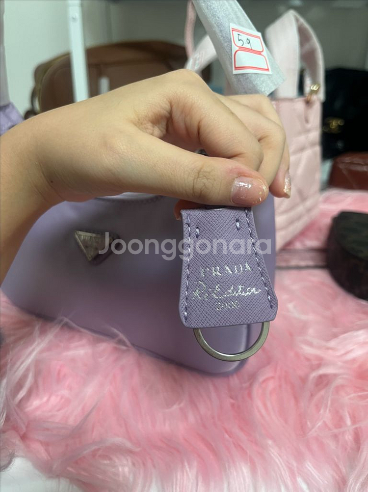 리나일론 미니 숄더백--2