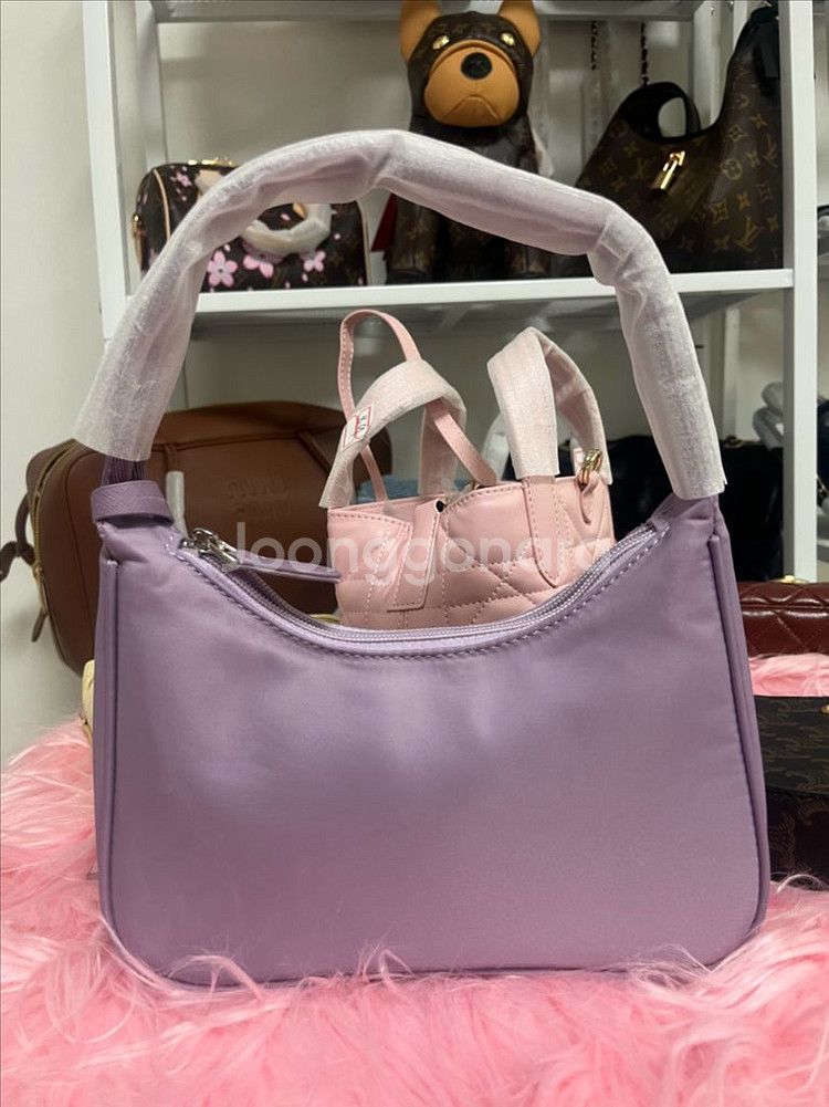 리나일론 미니 숄더백--1