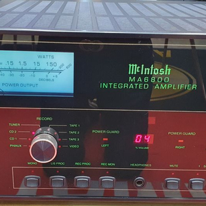 매킨토시ma6800 과 jbl4333a