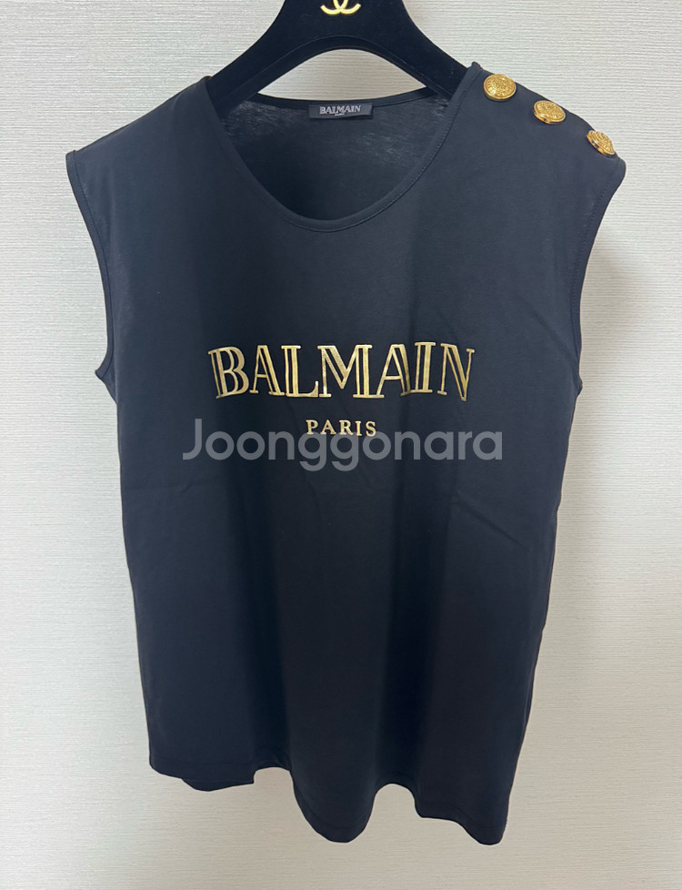Balmain sleeveless 발망 티셔츠--0