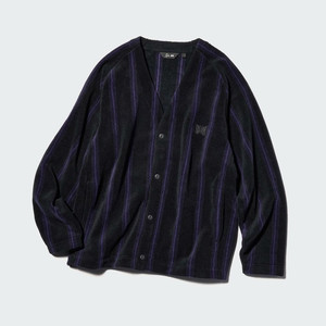 유니클로 니들스 후리스 가디건 스트라이프 미시착 새상품