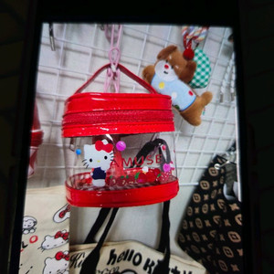 헬로키티 투명 미니 파우치