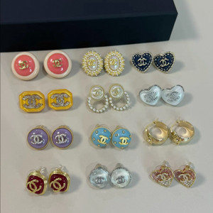 빈티지 샤넬 CC 로고 귀걸이