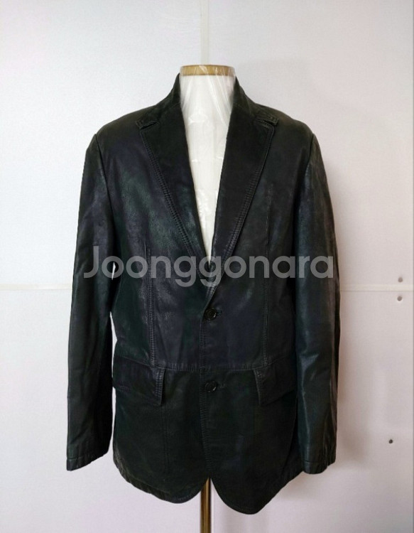 100)헨리코튼 양가죽 자켓점퍼--0